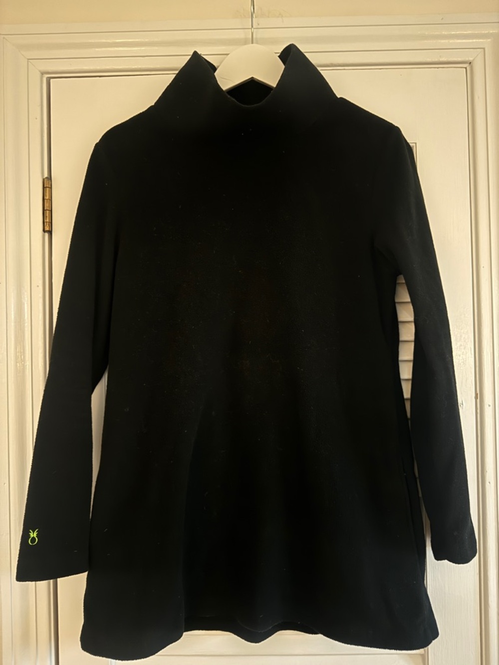 Dudley Stephens Cobble Hill vello fleece tunic, L, black